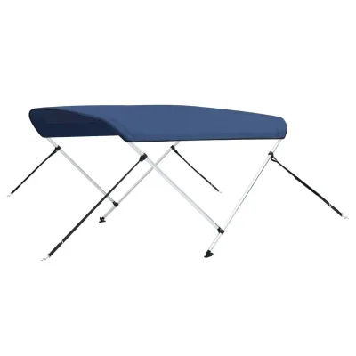 Auvent bimini bleu marine à 2 arceaux – image 2