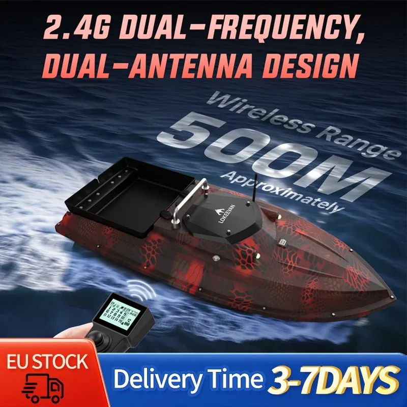 Bateau d'appâtage télécommandé GPS et sonar