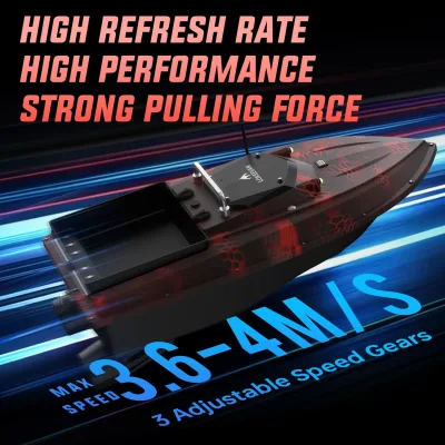 Bateau d'appâtage télécommandé GPS et sonar – image 3