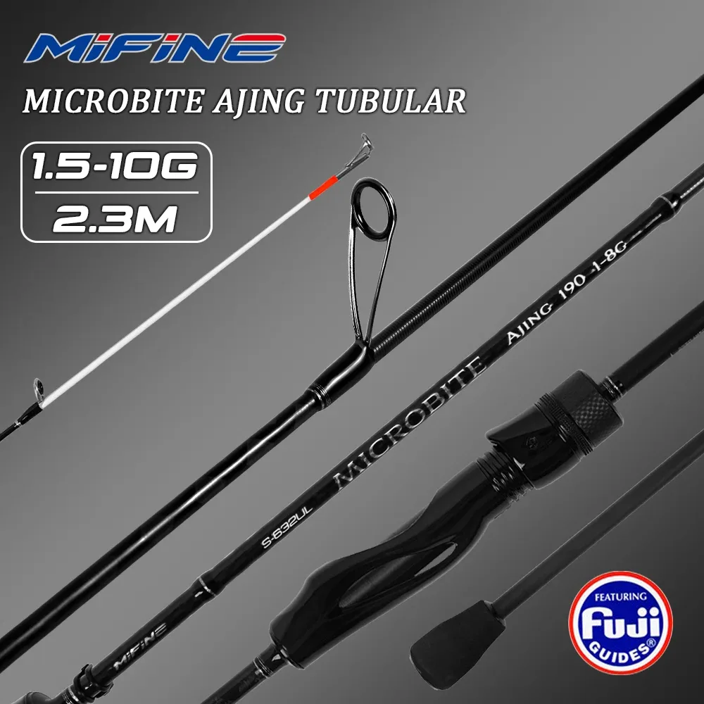 Canne à pêche spinning carbone 2,3 m