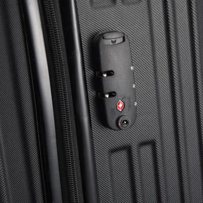 Ensemble de 3 valises noires en ABS – image 3