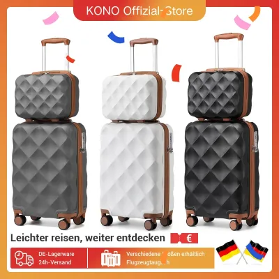 Ensemble valise cabine rigide et trousse