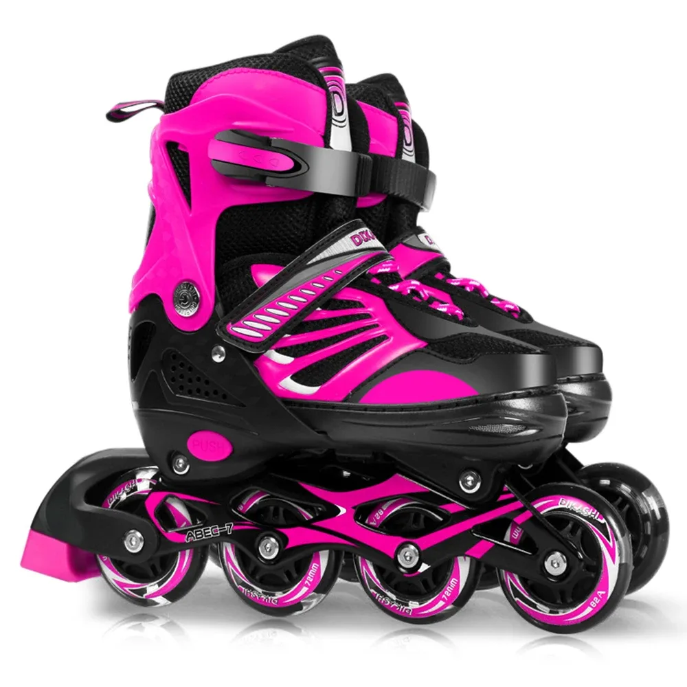 Patins à roulettes réglables lumineux enfant