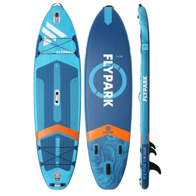 Planche à pagaie bleue de 335 cm – image 3