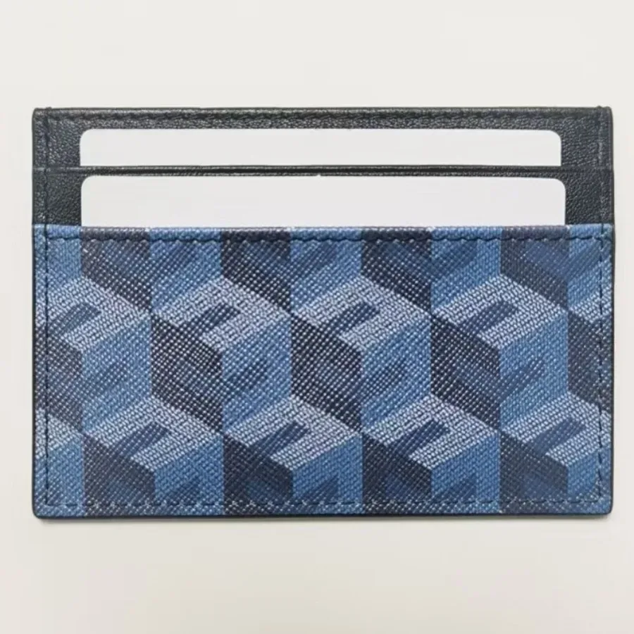 Porte-cartes en cuir véritable
