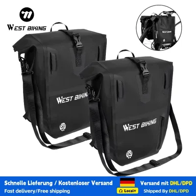 Sacoche de porte-bagages vélo étanche 25 L