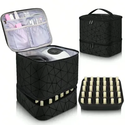 Trousse de rangement double couche