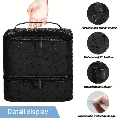 Trousse de rangement double couche – image 2