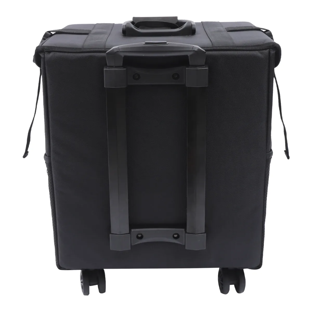 Valise de maquillage roulante 2 en 1 noire